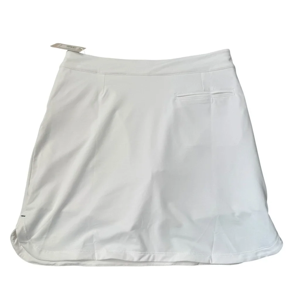 PETER MILLAR Women's Performance Alice Petal Hem White Golf Skort M NEW